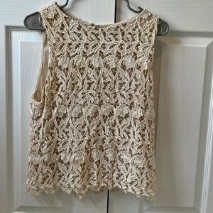 Alice & Olivia Lacy Top